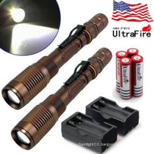 wholesale Rechargeable police security led flashlight